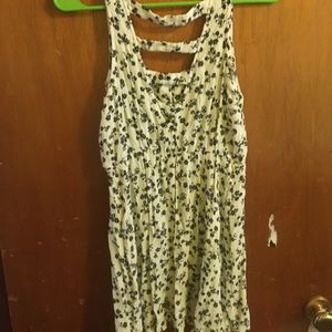 B&W Floral Dress